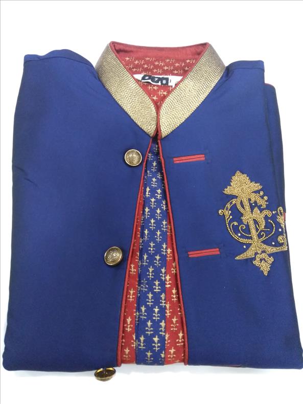 2768 SEN-JK1167 MARRIAGE JACKET KURTA K B Dresswala