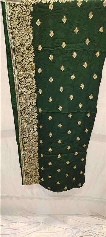 2948 MARRON VELVET KHADI PRINT SHAWL-N112 SHAWL K B Dresswala