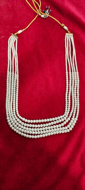 2965 WHITE MOTI  5 SHER MALA -N16 MALA K B Dresswala