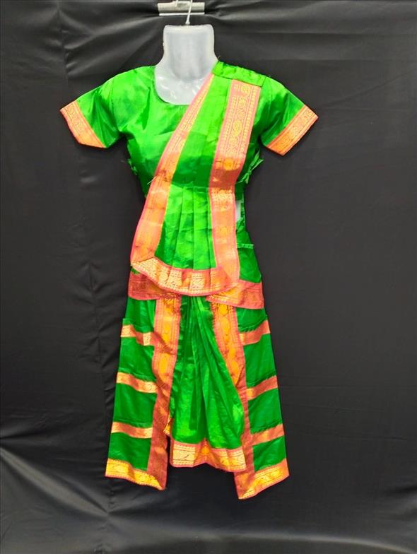 B415 GREEN BHARATNATYAM BHARATNATYAM K B Dresswala