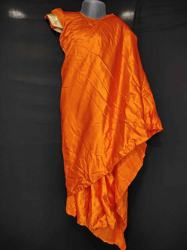4283 ORANGE SAREE  FANCY DRESS K B Dresswala