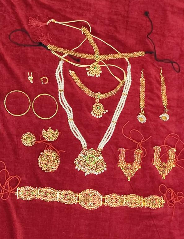 4870 HEAVY BHARATNATYAM ORNAMENTS BHARATNATYAM K B Dresswala