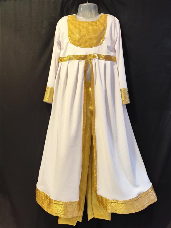 6388 WHITE GOLDEN Western Dance K B Dresswala