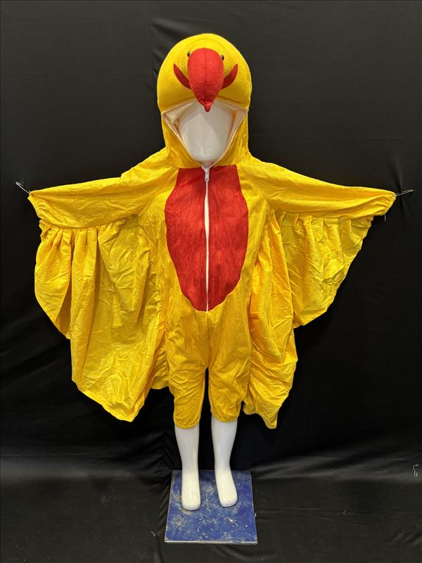 7681 YELLOW BIRD ANIMAL AND BIRDS JUMPSUIT K B Dresswala